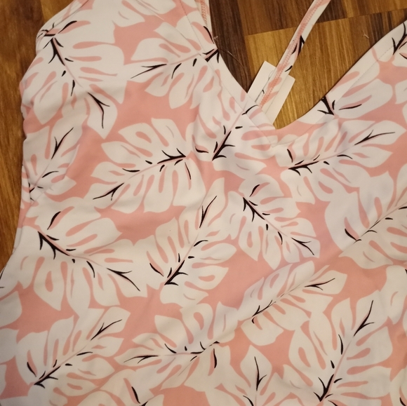 Pink One Piece Bathing Suit - Picture 2 of 4